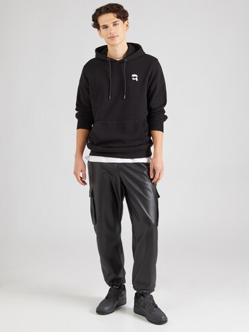 Karl LagerfeldSweater majica - crna boja