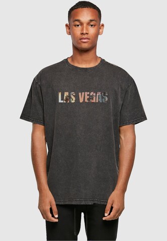 T-Shirt 'Las Vegas' Merchcode en noir : devant
