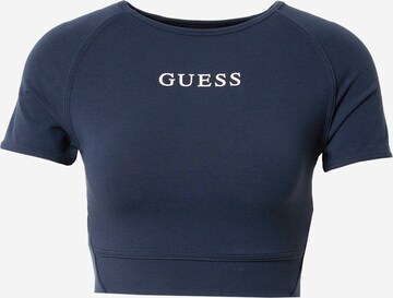 GUESS Shirt 'ALINE' in Blue: front