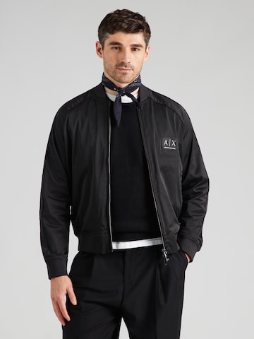 ARMANI EXCHANGE Преходно яке в черно: отпред