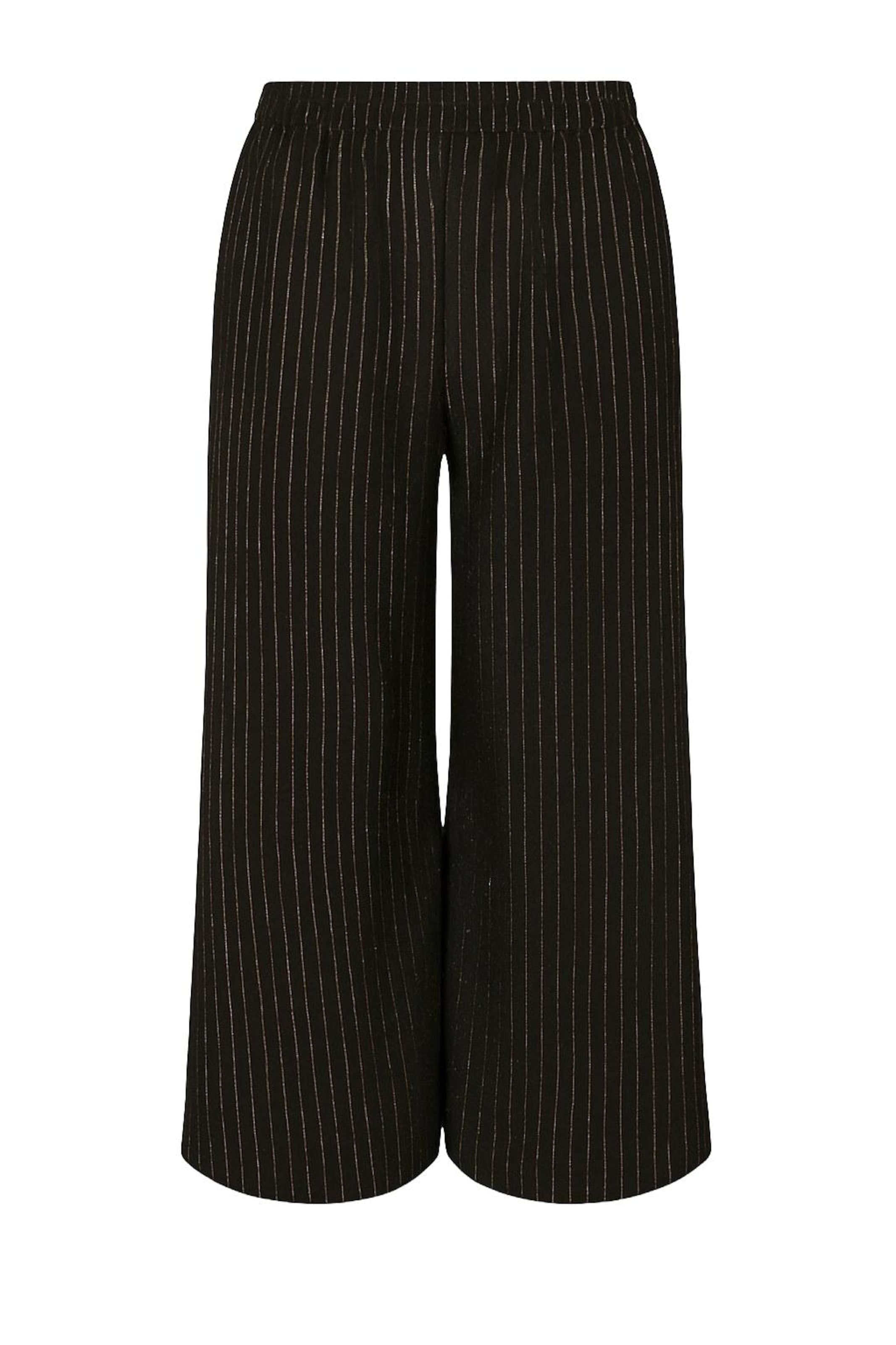 Stil Diva Loosefit Broek in Zwart: voorkant