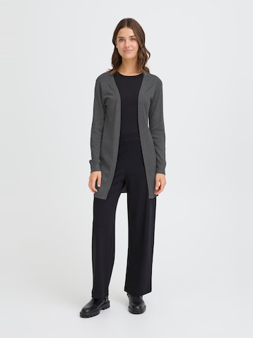 Oxmo Gebreid vest ' OXAIDA LONG ' in Grijs