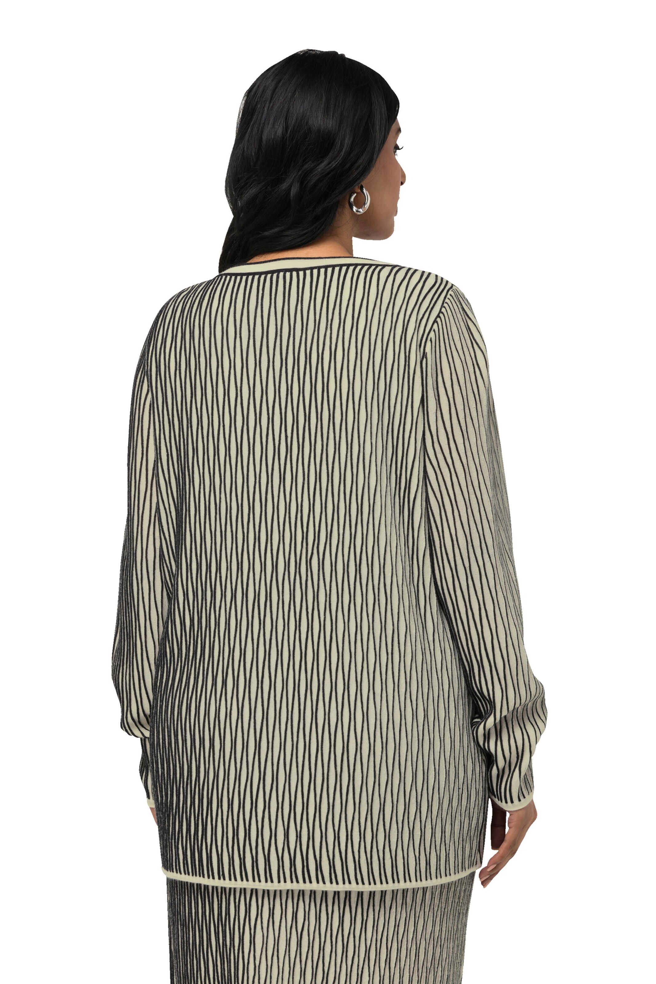 Ulla Popken Strickjacke in Beige