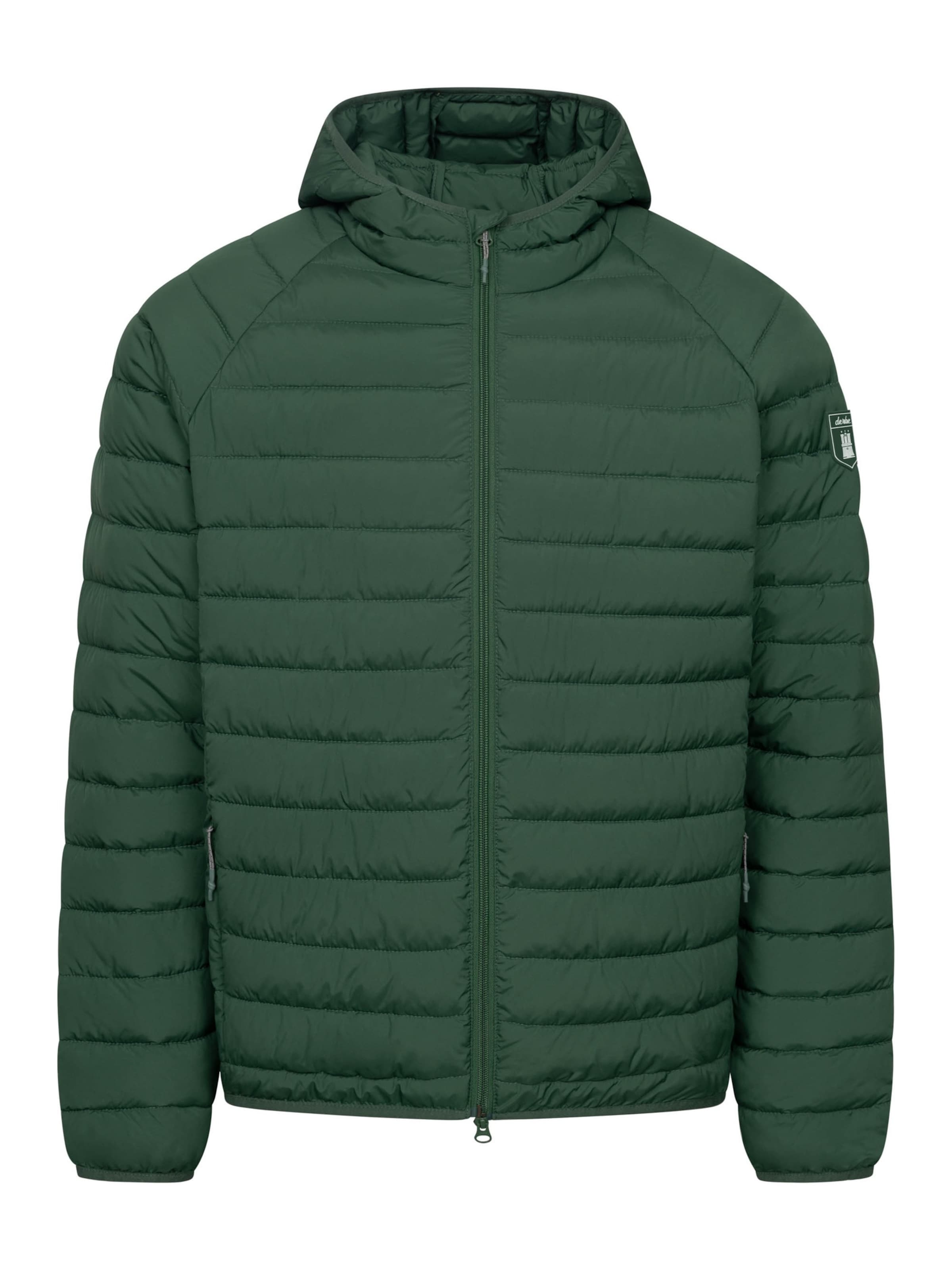 Derbe Between-Season Jacket in Green: front