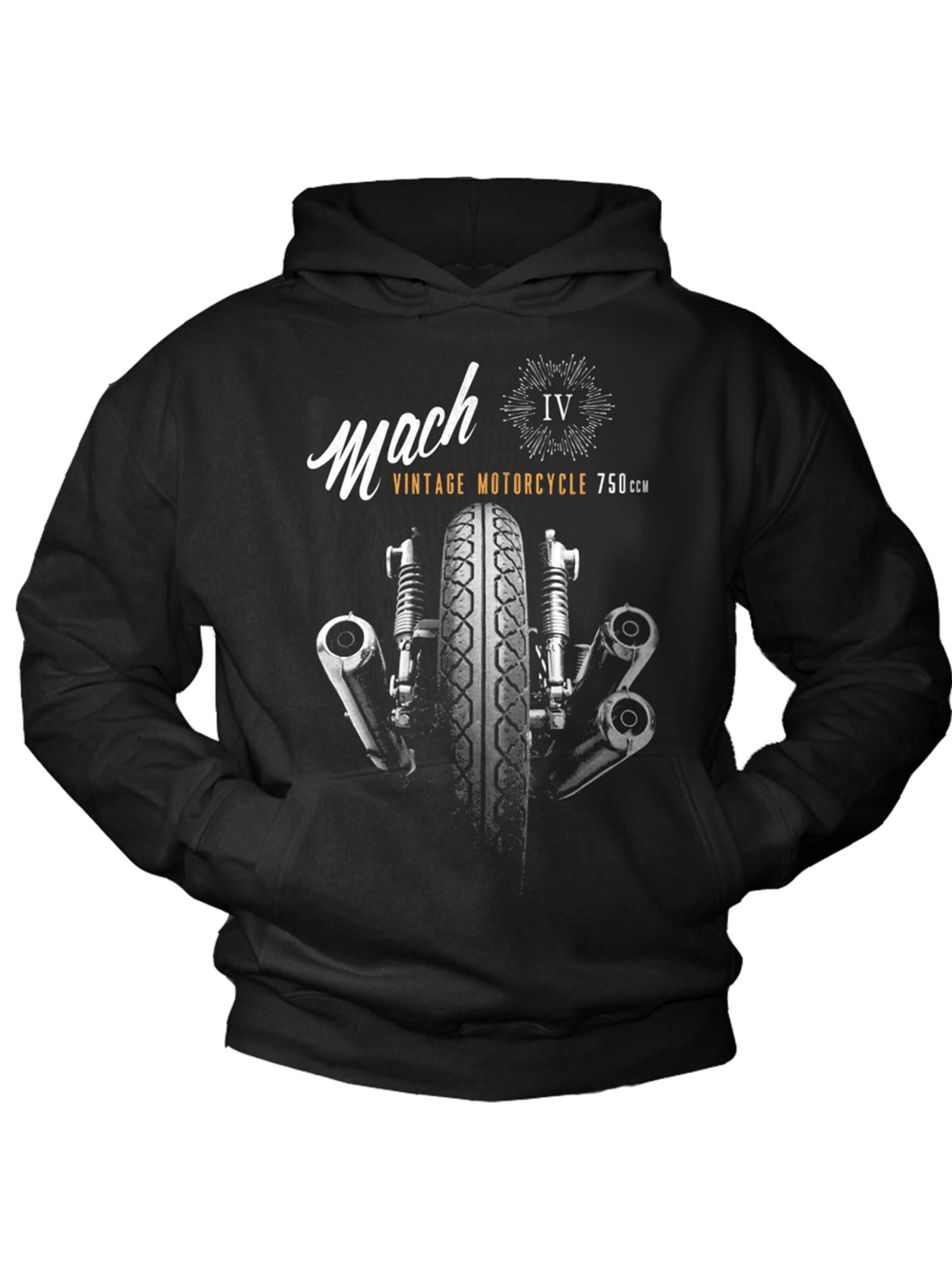 MAKAYA Sweatshirt in Black: front