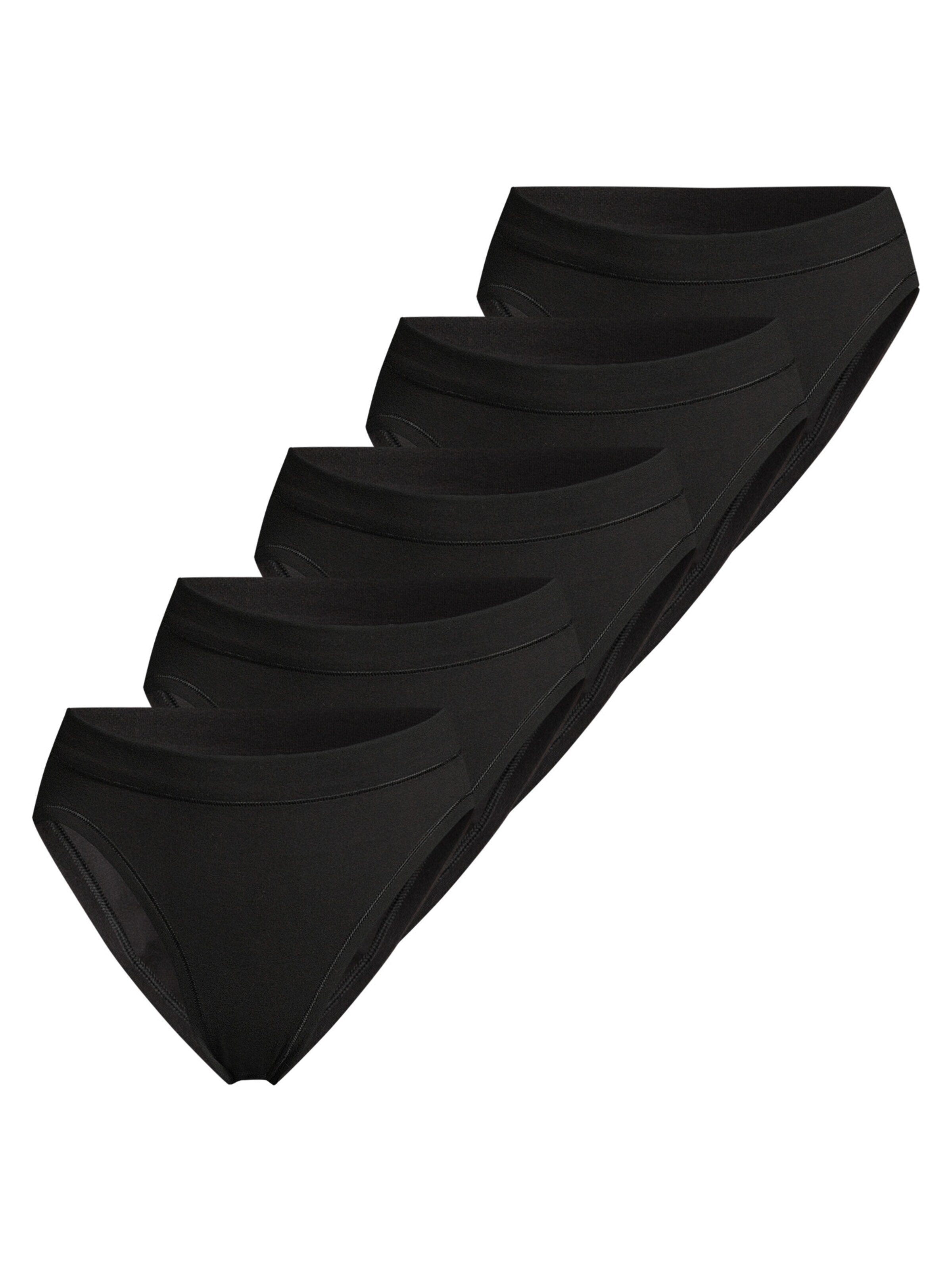ESGE Slip 'Basic - Feinripp' in Black: front