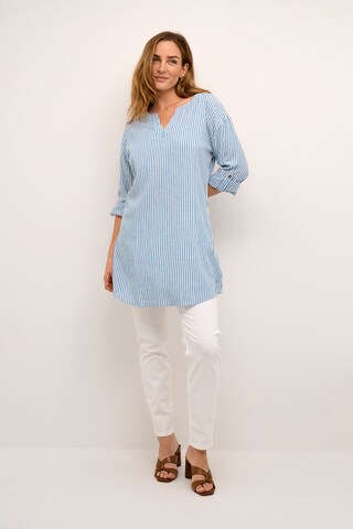 Cream Tuniek 'Venta' in Blauw