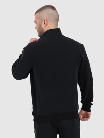 Sergio Tacchini Sweatshirt 'NINO RELAXED' in Schwarz