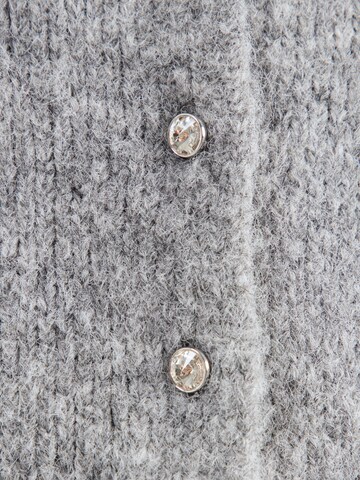 Monki Knit cardigan in Grey