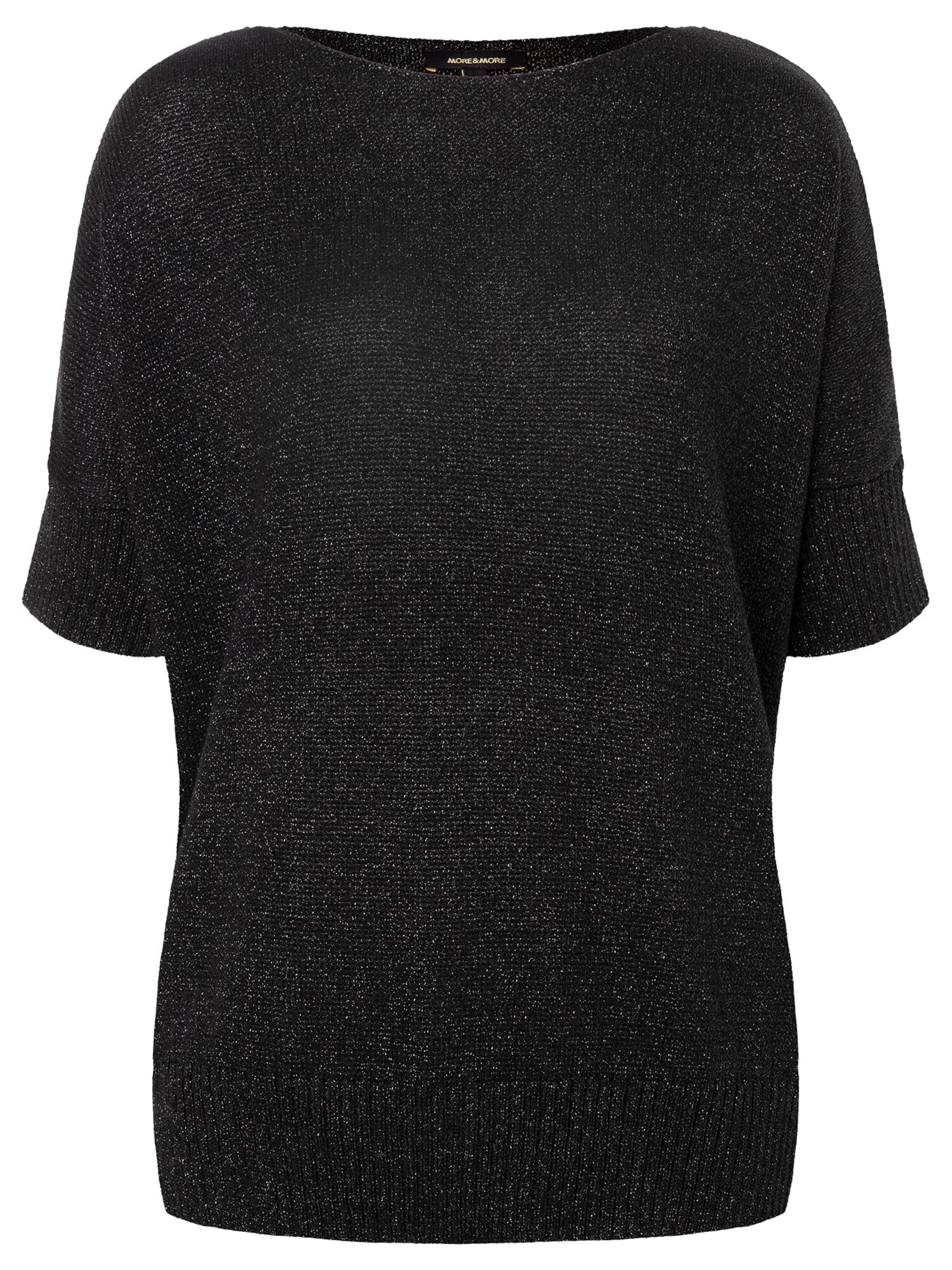 MORE & MORE Пуловер в черно: отпред