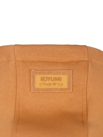 Koyumi Sweatshirt 'Break Your Neck' in Beige