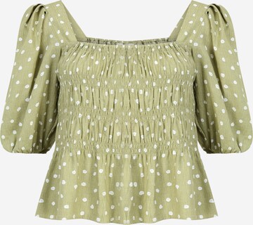 OBJECT Petite Blouse 'JUNA' in Green: front