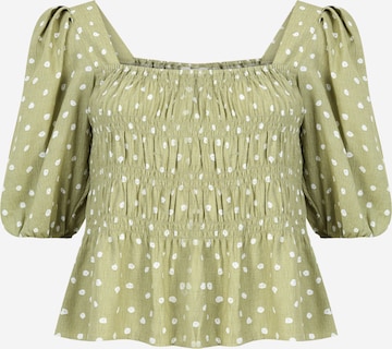 OBJECT Petite Blouse 'JUNA' in Green: front