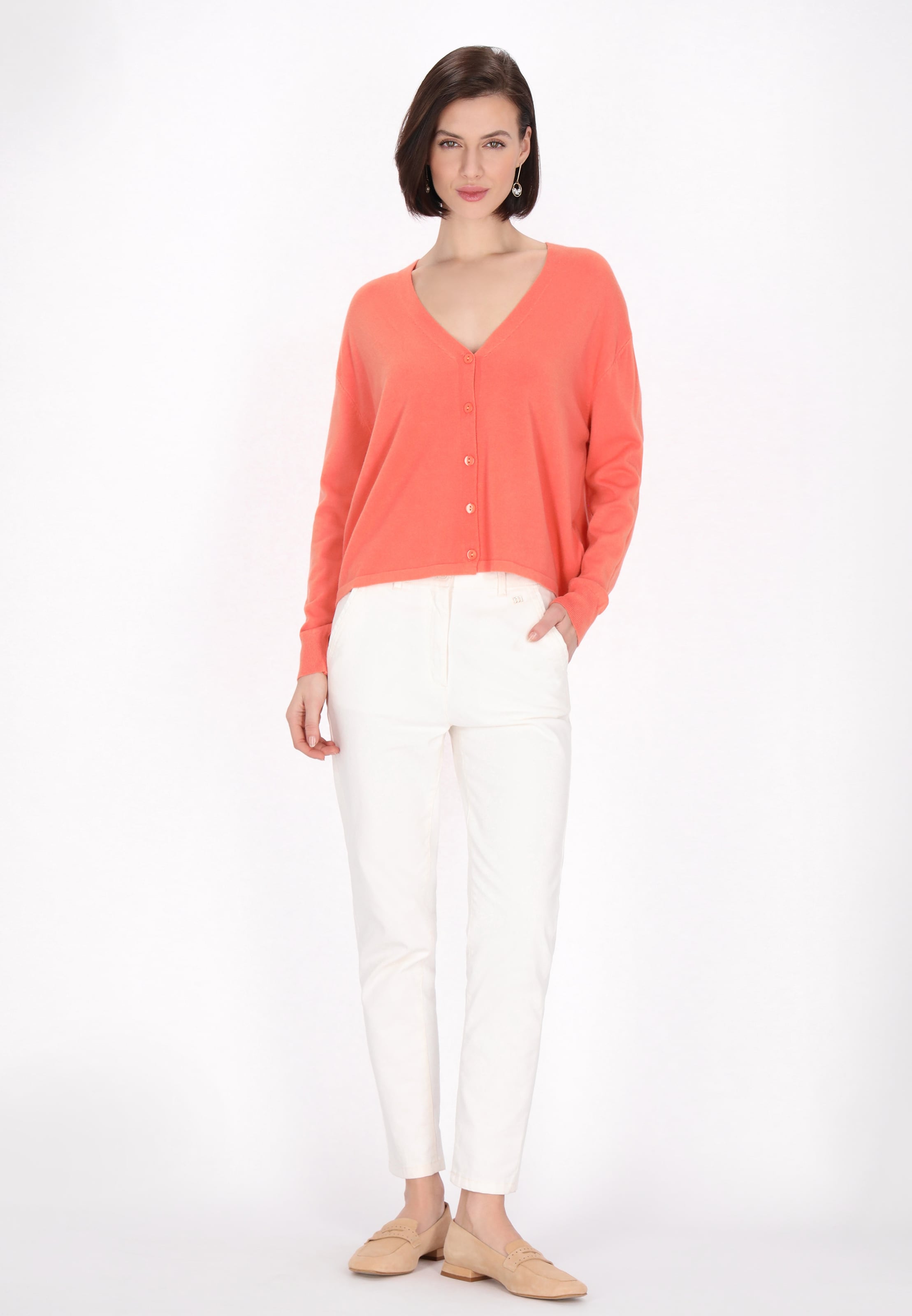 Cardigan FELIPA en orange
