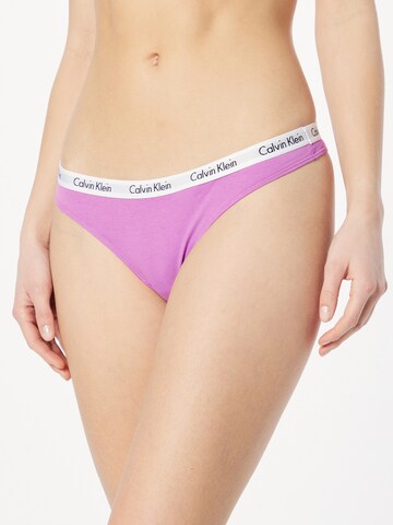Calvin Klein Underwear Regular String in Gelb: Vorderseite