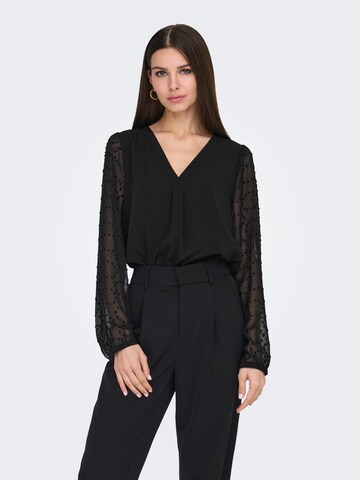 Camicia da donna 'ONLMasja' di ONLY in nero: frontale