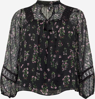 ONLY Curve Blouse 'TESSA ELIZA' in Black: front