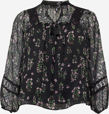 ONLY Curve Blouse 'TESSA ELIZA' in Black: front