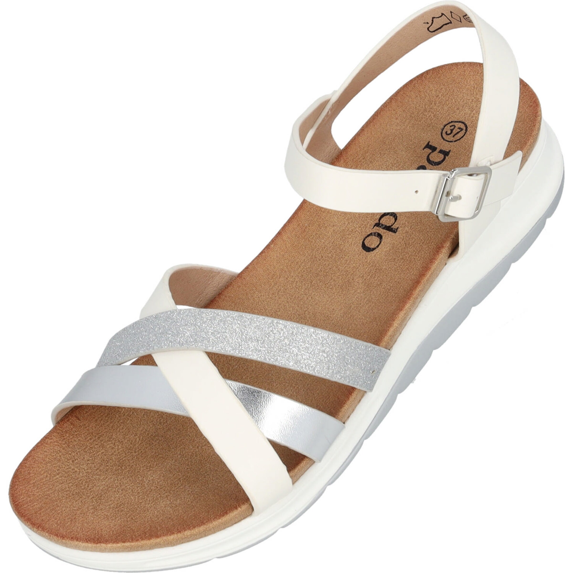 balts Palado Sandales 'Jantai': no priekšpuses