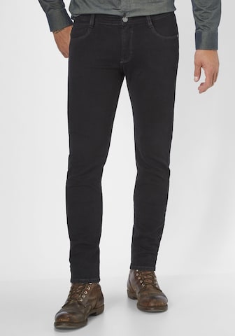 PADDOCKS Skinny 5-Pocket Jeans in Schwarz: predná strana