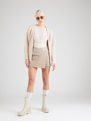 PIECES Shirt bodysuit 'PCSICCA' in White