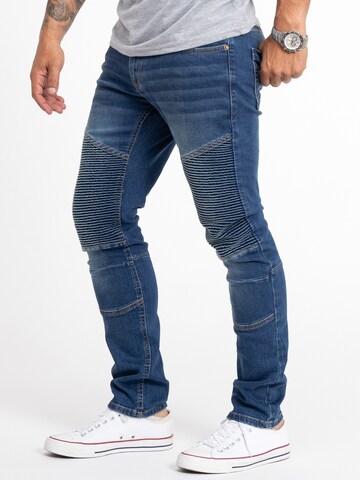 Rock Creek Slimfit Jeans in Blau