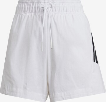 Loosefit Pantaloni sportivi di ADIDAS SPORTSWEAR in bianco: frontale