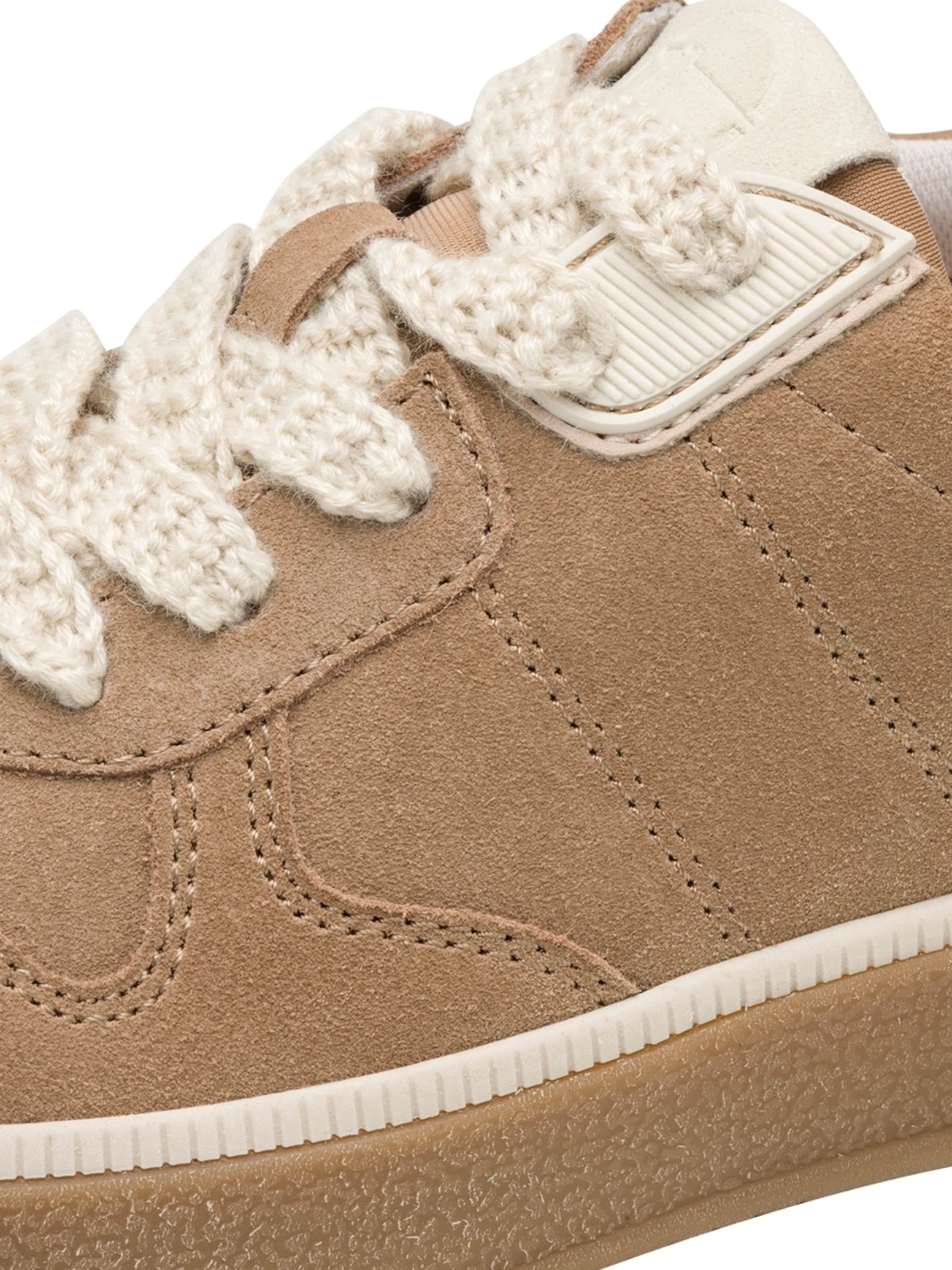 Tamaris Platform trainers in Beige
