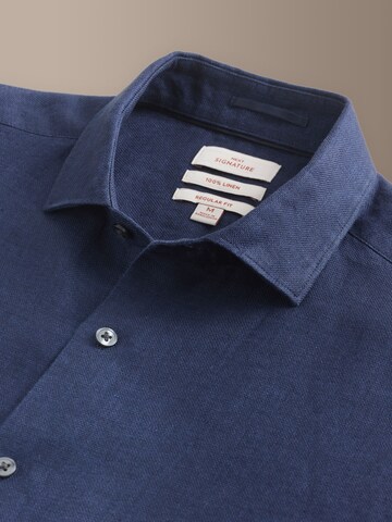 Next Regular Fit Hemd in Blau