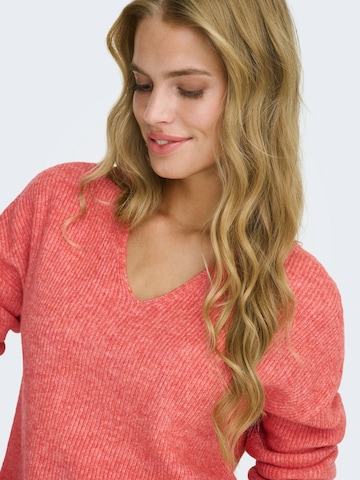 ONLY Pullover 'ONLCamilla' in Rot