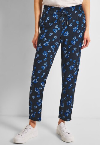 CECIL Loose fit Pants in Blue: front