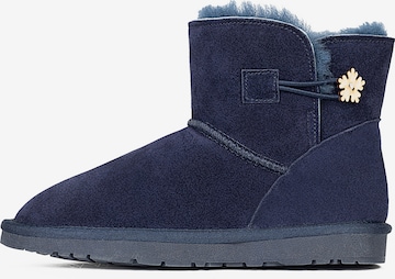 Bottes 'Bonheur' Gooce en bleu : devant