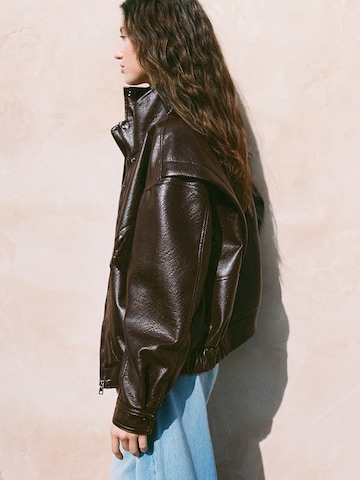 Pull&Bear Between-season jacket in Brown