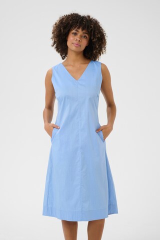 CULTURE Jurk 'CUnovi Antoinett' in Blauw: voorkant