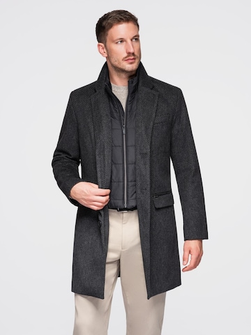 Ombre Between-seasons coat in Grey: front