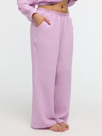 cfab Baggy Trousers 'Musselin Pants' in Purple