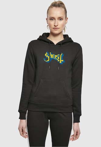 Merchcode Sweatshirt 'Ghost' in Black: front