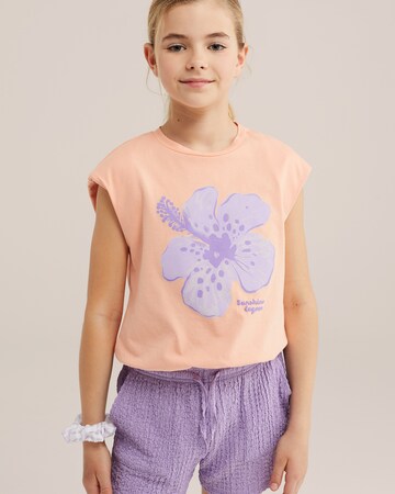 WE Fashion Top | oranžna barva: sprednja stran