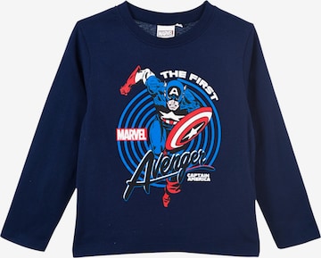Marvel Avengers Shirt 'Captain America' in Blue: front