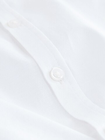 Next Regular fit Button up shirt in White