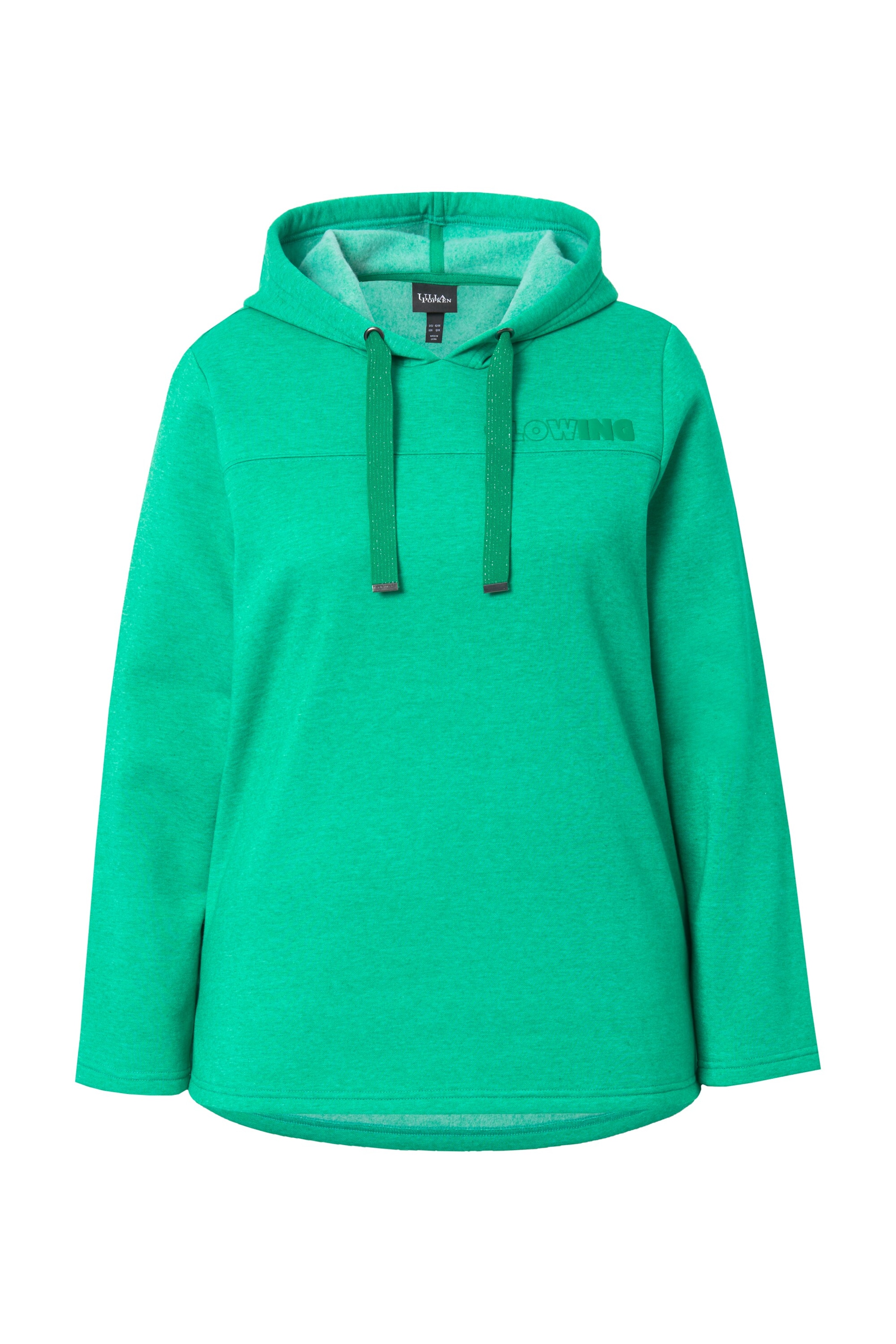 Ulla Popken Sweatshirt in Green: front