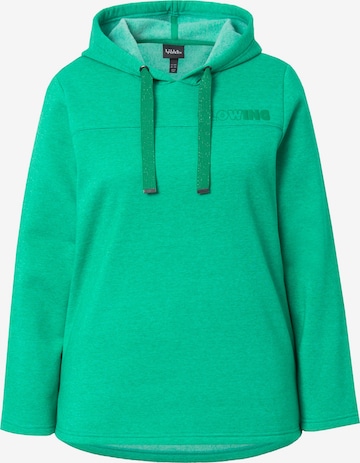 Ulla Popken Sweatshirt in Green: front