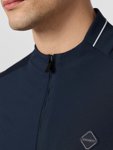 Hackett London Sweatshirt 'Hs Tech Track Fz' in Blue
