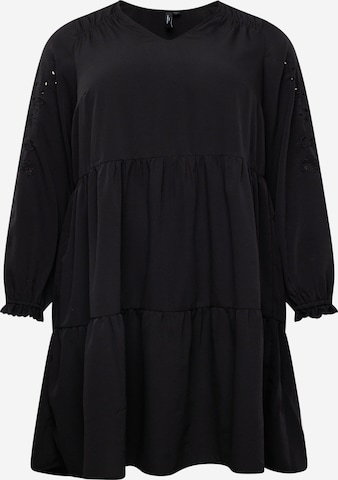 Vero Moda Curve - Vestido 'Dafne' en negro: frente