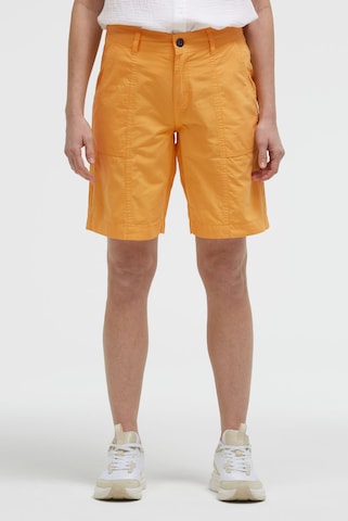 Soccx Regular Pants in Orange: front