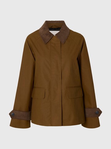 SELECTED Tussenjas in Groen: voorkant