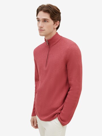 Pull-over TOM TAILOR en rouge