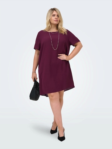 ONLY Carmakoma Jurk 'CARLux' in Lila: voorkant