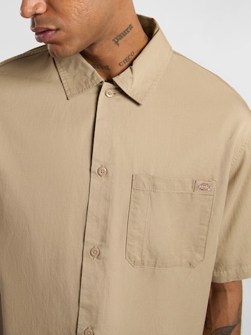 DICKIES Regular fit Overhemd 'Lynville' in Beige