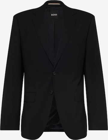 Coupe regular Veste de costume 'Jeckson' BOSS en noir : devant